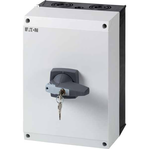 DMM-125/3N/I5/C-G Switch-disconnector, DMM, 125 A, 3P + N (solid), with grey knob, cylinder lock, in CI-K5 enclosure image 3