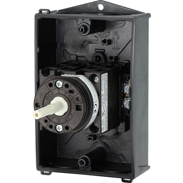T0-4-8344/I1/SVB Main switch, T0, 20 A, surface mounting, 4 contact unit(s), 8-pole, Emergency switching off function, With red rotary handle and yellow locking ring, image 56