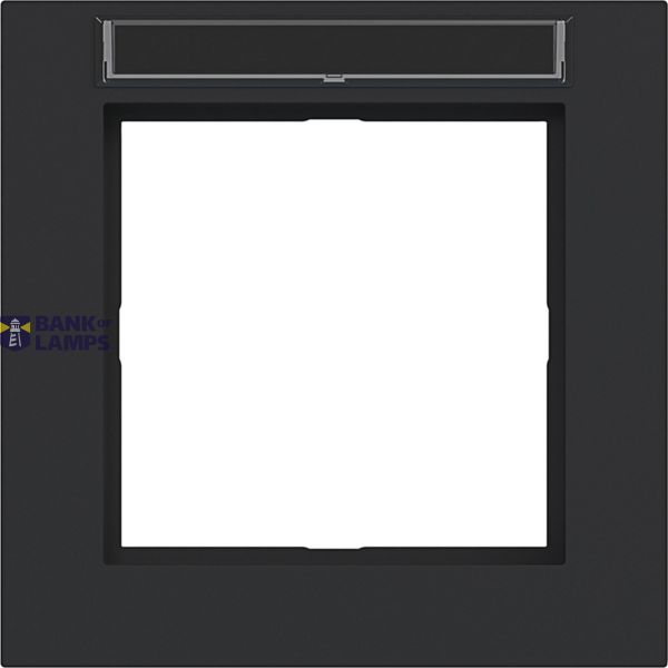 Cover frame single, text field, A.1, matte night black image 1