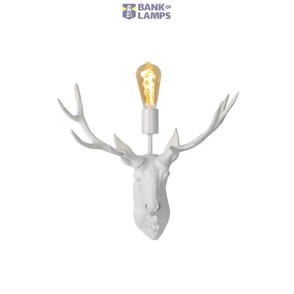 Lucide EXTRAVAGANZA CARIBOU - Wall light - 1xE27 - White image 1