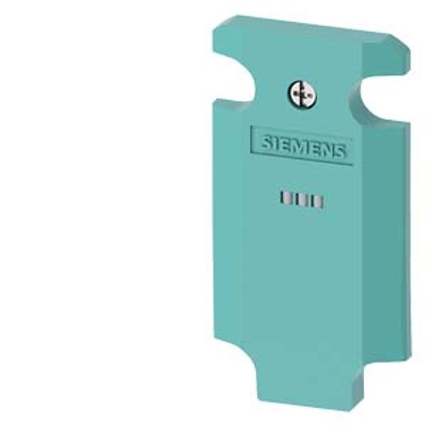 LED cover for position switch Metal 3SE51 2 LEDs, yellow/green, 24 V DC Color turquoise image 1