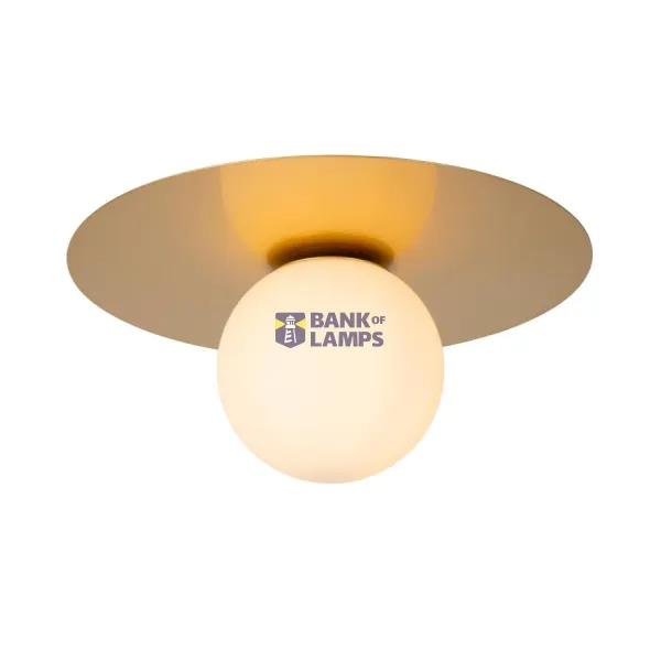 Lucide HAILEY - Ceiling light - Ø 35 cm - 1xG9 - Mat Goud / Messing image 1