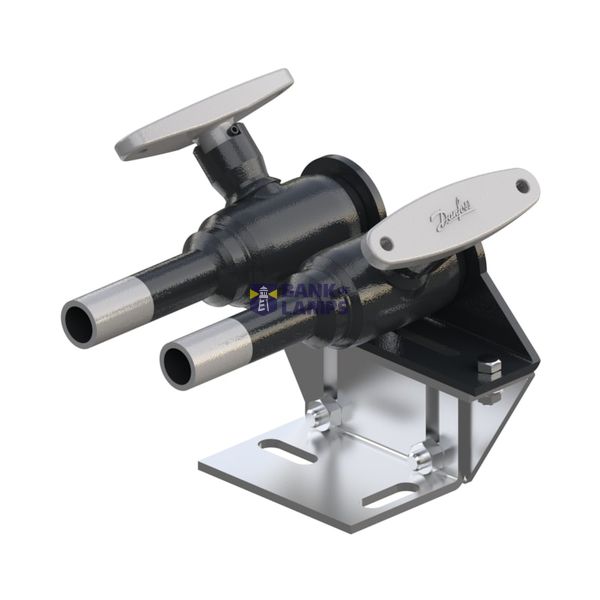 Ball valves, JIP-IW-TW, double piped, Reduced Bore, PN 40, DN 15, Internal thread / Welded image 1