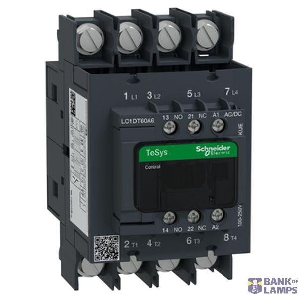 TeSysCTR4P60A AC3NO+NC100-250V ACDC LUGS image 1