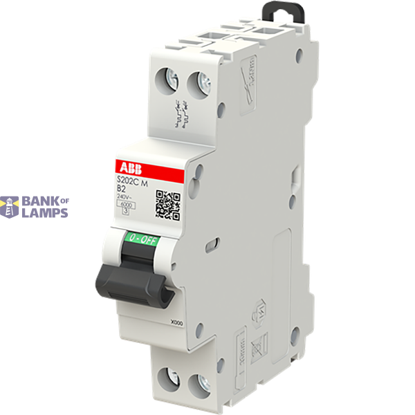 S202C-B2 Compact MCB S200C 2P 2A Curve B 6kA image 1