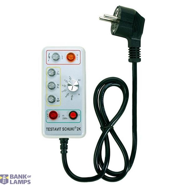 Testboy Testavit Schuko 2K Socket Tester with Cable image 1