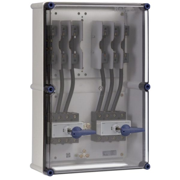 Switch and fuse encl. 2x125A 4p, 2x3xsz00 image 1
