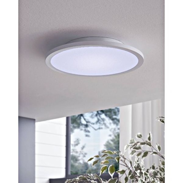 Sarsina-C 16W LED 230V RGB/CCT 300 incl. remote control wh image 1