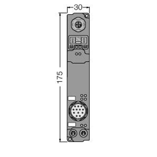 piconet stand-alone module for PROFIBUS-DP 1-channel SSI Sensor Interface   SDPB-10S-0005 image 1