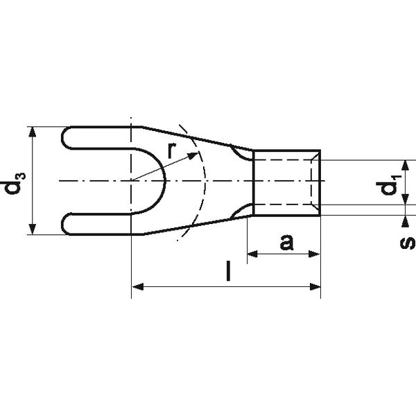 Spade terminal KNA_6-10/100 image 2