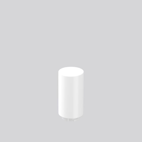 Replacement cover, plastic glass D 115 H 230 colour: white image 2