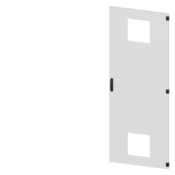 SIVACON, door, right, with cutout for filter fan, with ventilation openings image 2
