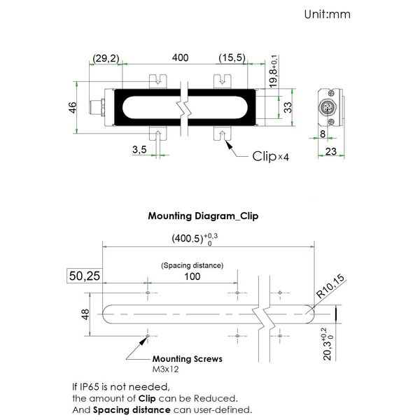 LineLIGHT Fusion 400 24V RGB Clip image 2