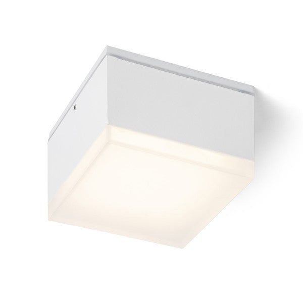 ORIN SQ ceiling white satinated acrylic 230V LED 10W IP54 3000K image 1