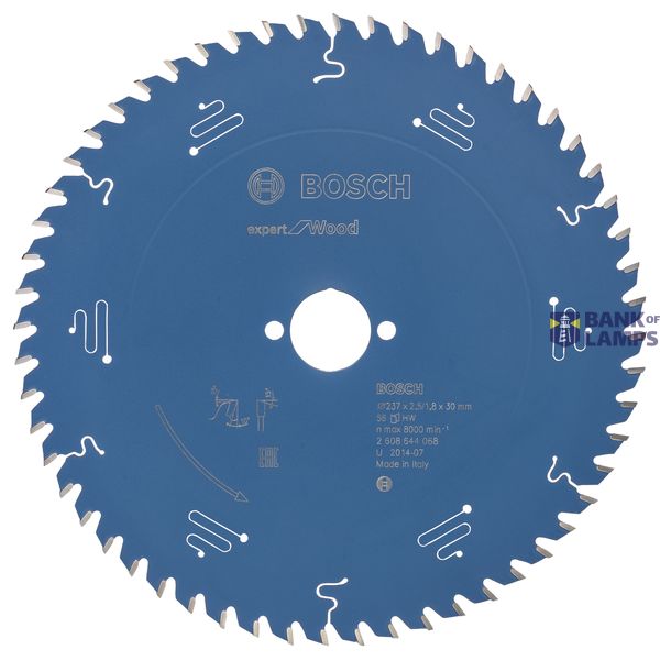 Circular saw blade Expert for Wood 237 x 30 x 2,5 mm, 56 image 1
