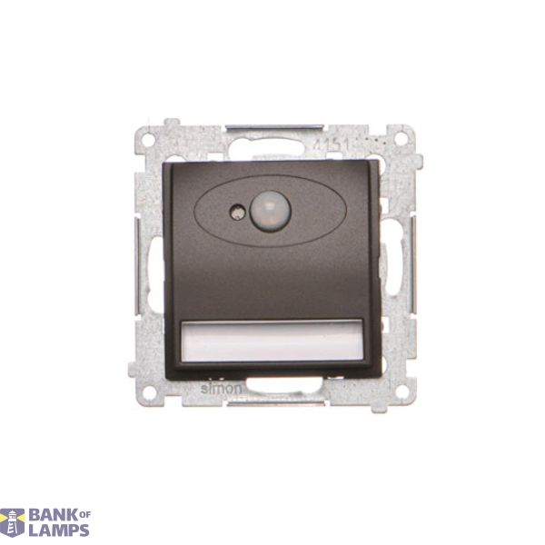LED luminaire with motion sensor, 230V, Bronze matt, metalic image 1