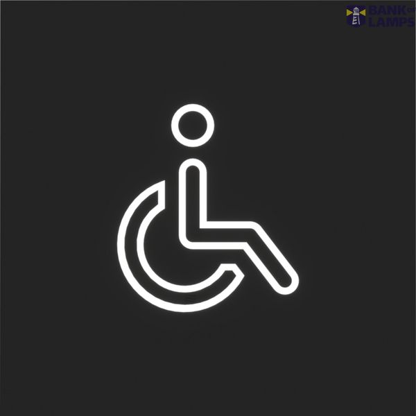 Foil for LED signal insert, with "wheelchair" symbol, A.x/C.x image 1