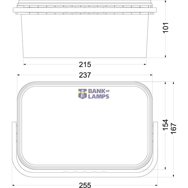 Quick mounting bracket - flat USMP-3 BOX, 600 pcs. image 2