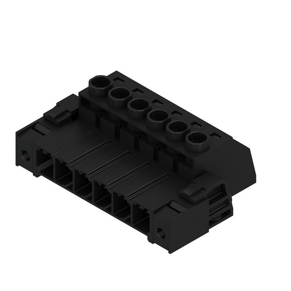 PCB plug-in connector, male plug, 7.62 mm, Number of poles: 6, 180°, Clamping yoke connection, Clamping range, max. : 6 mm², Box image 3