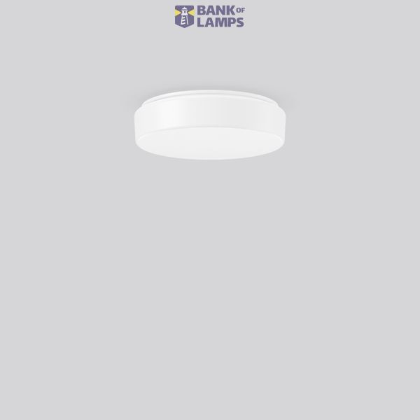 Flat Polymero Kreis, 10 W, 1050 lm, 840, white, on/off Ceiling and wal image 1