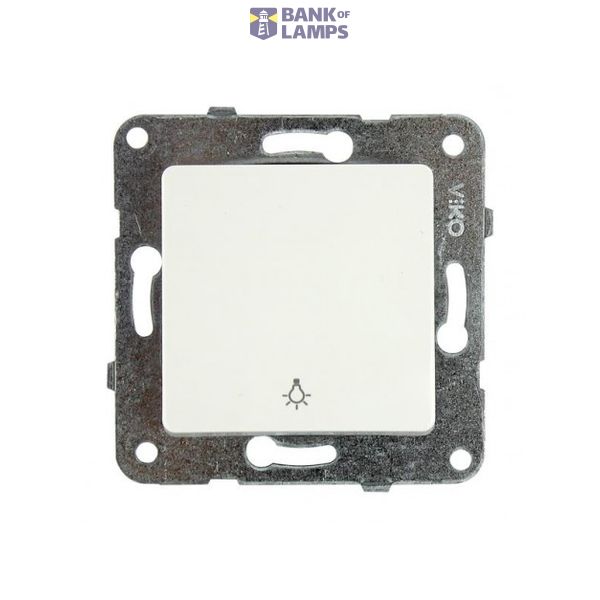 Linnera-Rollina Q C Light Switch White image 1