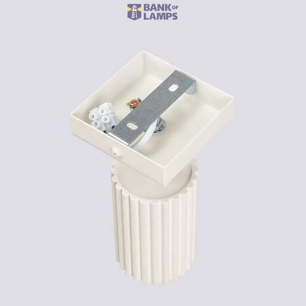 MINIMALIST BEIGE WALL LAMP WITH ADJUSTABLE REFLECTOR FROM THE KARBON SERIES image 8