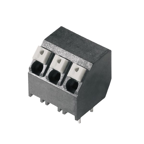 Printed circuit board terminals, 5.08 mm, Number of poles: 2, 135°, Solder pin length (l): 1.5 mm, black, PUSH IN with actuator, Clamping range, max. : 1.5 mm², Tube image 2