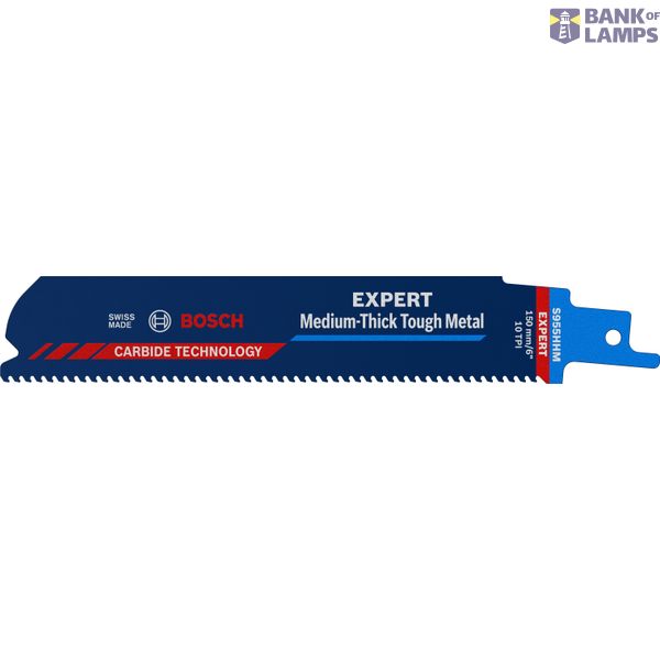 EXPERT ‘Medium-Thick Tough Metal’ S 955 HHM Reciprocating Saw Blade 1-pc image 1