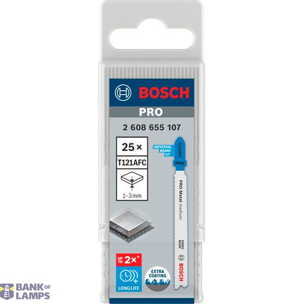 PRO Metal medium T121AFC Jigsaw Blade 25 pcs. image 2