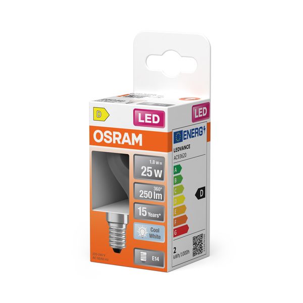 LEDSCLP25 1,8W/840 230V FIL E14 FS1OSRAM image 2