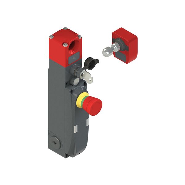 NG series safety switch with lock and integrated control devices, with actuator image 1