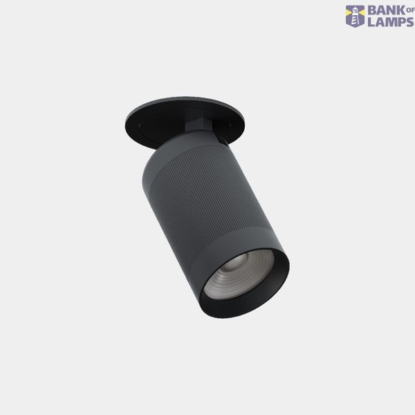 Spotlight Iris Projector Trim 17.3W LED warm-white 2700K CRI 90 ON-OFF Black 844lm image 1