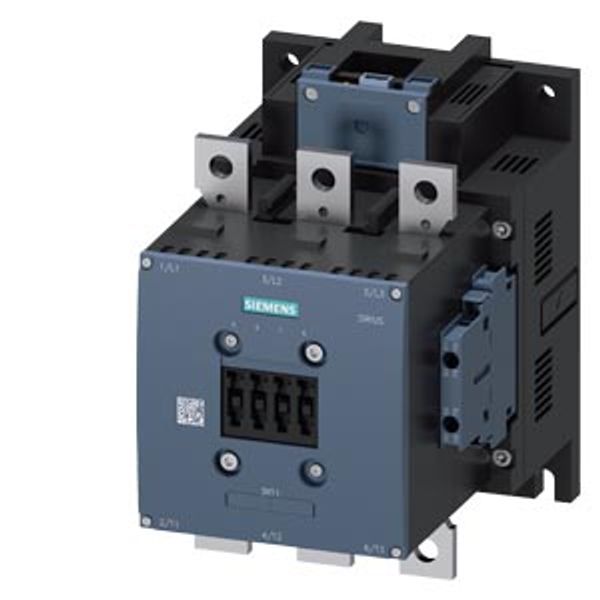 Contactor, AC-3e, 110 kW/400 V, 24 V DC, 0.7-1.25*Us, 2 NO + 2 NC, 3-pole image 1