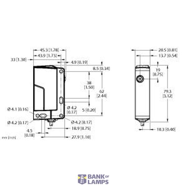 Photoelectric Sensor Retroreflective Light Barrier   Q76E-VN-ZLVC-Q5 image 1