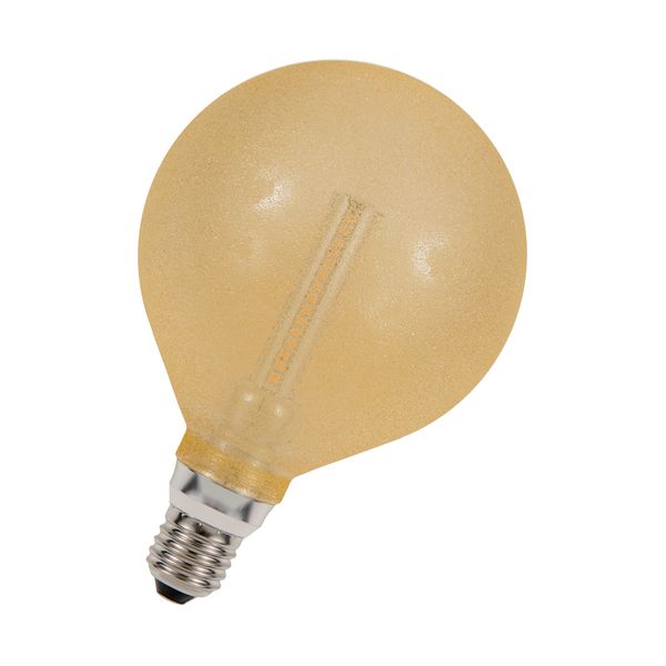 Glass Bulb G125 Ice Crystal Amber for LED Stick image 1