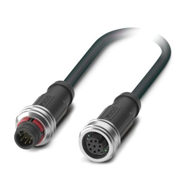 SAC-8P-P12MS/ 0,6-PUR/P12FS - Sensor/actuator cable image 1