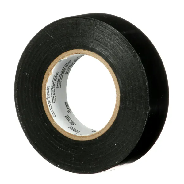 3M™ Temflex™ Vinyl Electrical Tape 165, Black, 19 mm x 25 m, 100 Rolls image 4