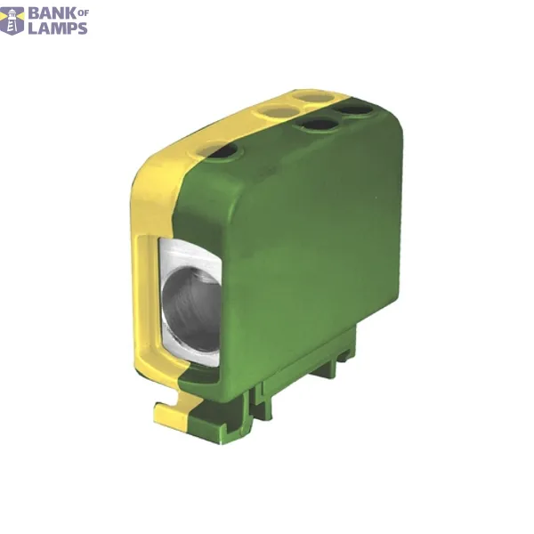 AL/CU universal rail-mounted terminal block ZGG1x70/4x16z-g yellow-green image 3