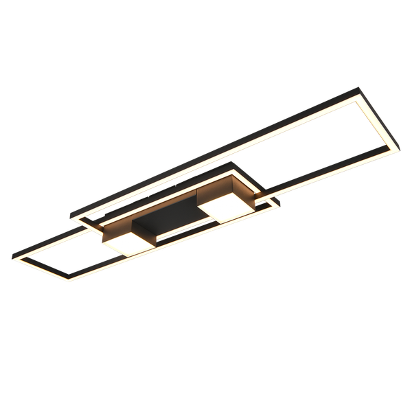 Albany LED ceiling lamp matt black image 1