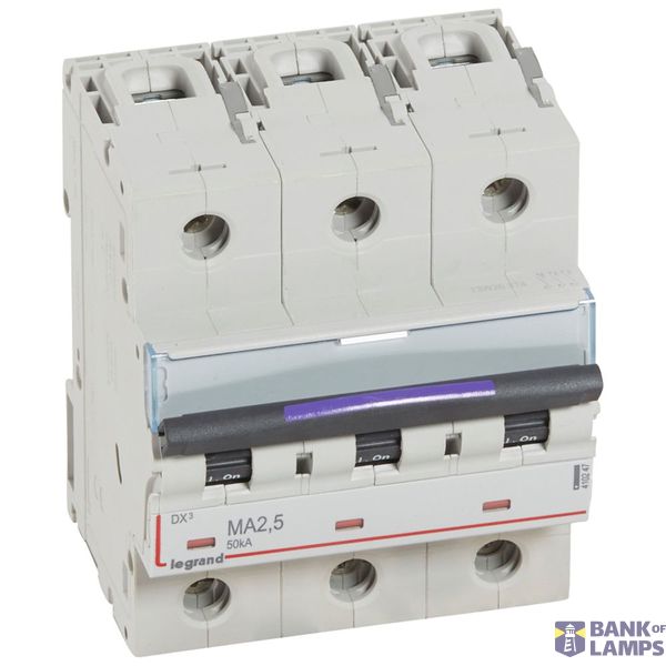 MCB DX3 3P MA2,5 50kA image 2