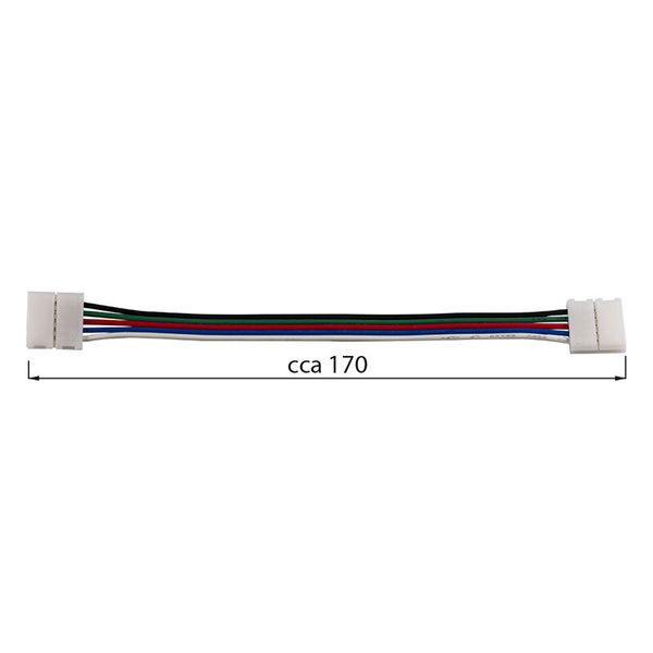 Flexible connector for RGBW LED strips, width 12 mm, 5 pins image 1