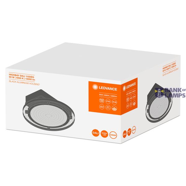 HIGH BAY DALI 90 W 4000 K 115 DEG IP65 BK image 2