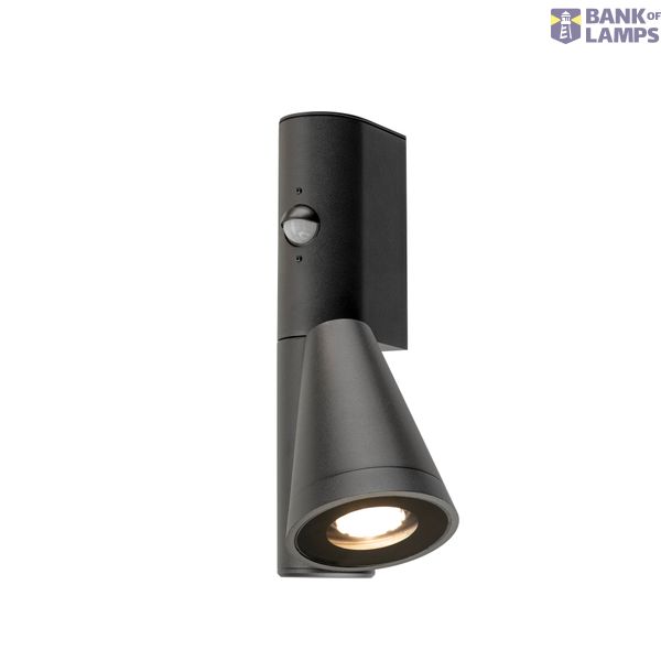 T-TUBE WL single black 1xGU10, sensor image 1