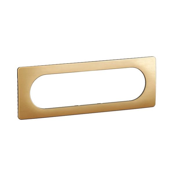 PLATE 3G LARGE SATIN BRASS image 2