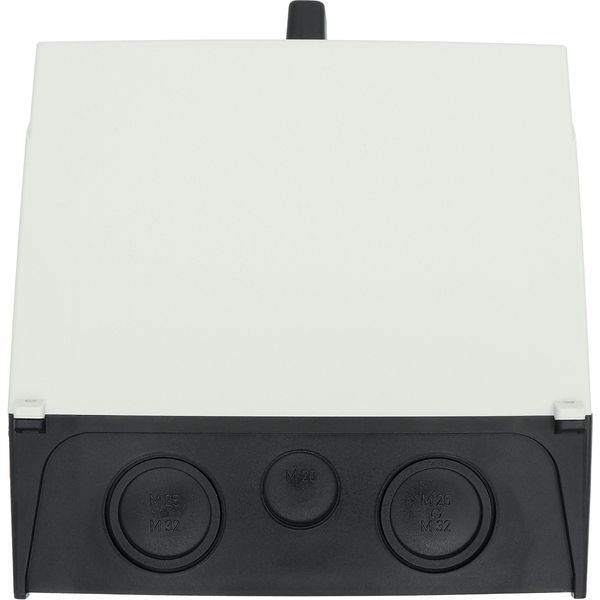 P3-100/I5 On-Off switch, P3, 100 A, surface mounting, 3 pole, with black thumb grip and front plate image 22