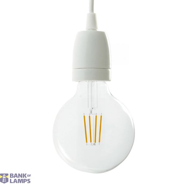Porcelain E27 lamp holder kit image 1