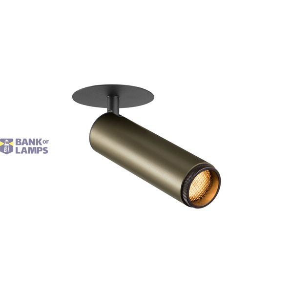 GRIP! M, recessed CL, PHASE, 3000K, 42ø, IP20, cyl, cu/bl image 1