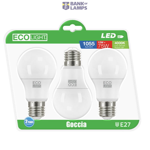 LAMP. LED ECOLIGHT GOCCIA A60 image 1
