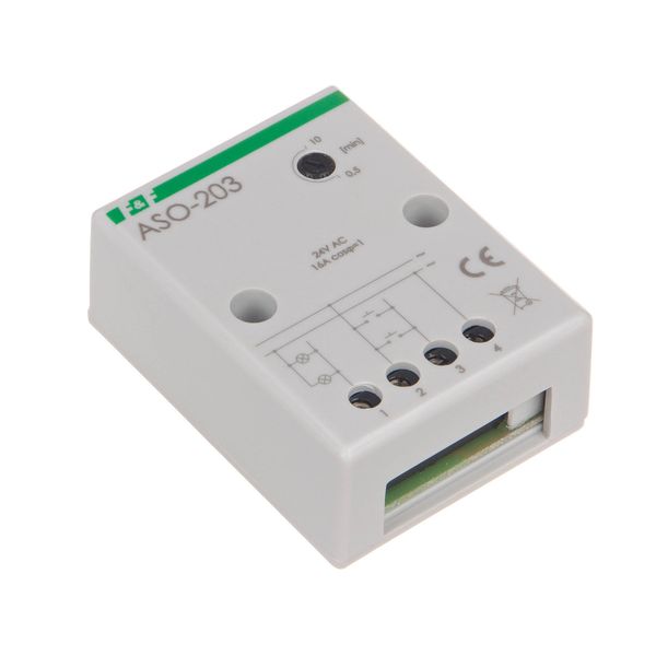staircase automatic switch, with 24V screw terminals - anti-blocking function image 3