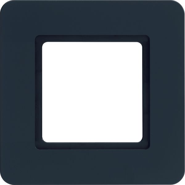 Frame 1gang, Q.7, anthracite velvety, lacquered for illumination image 1